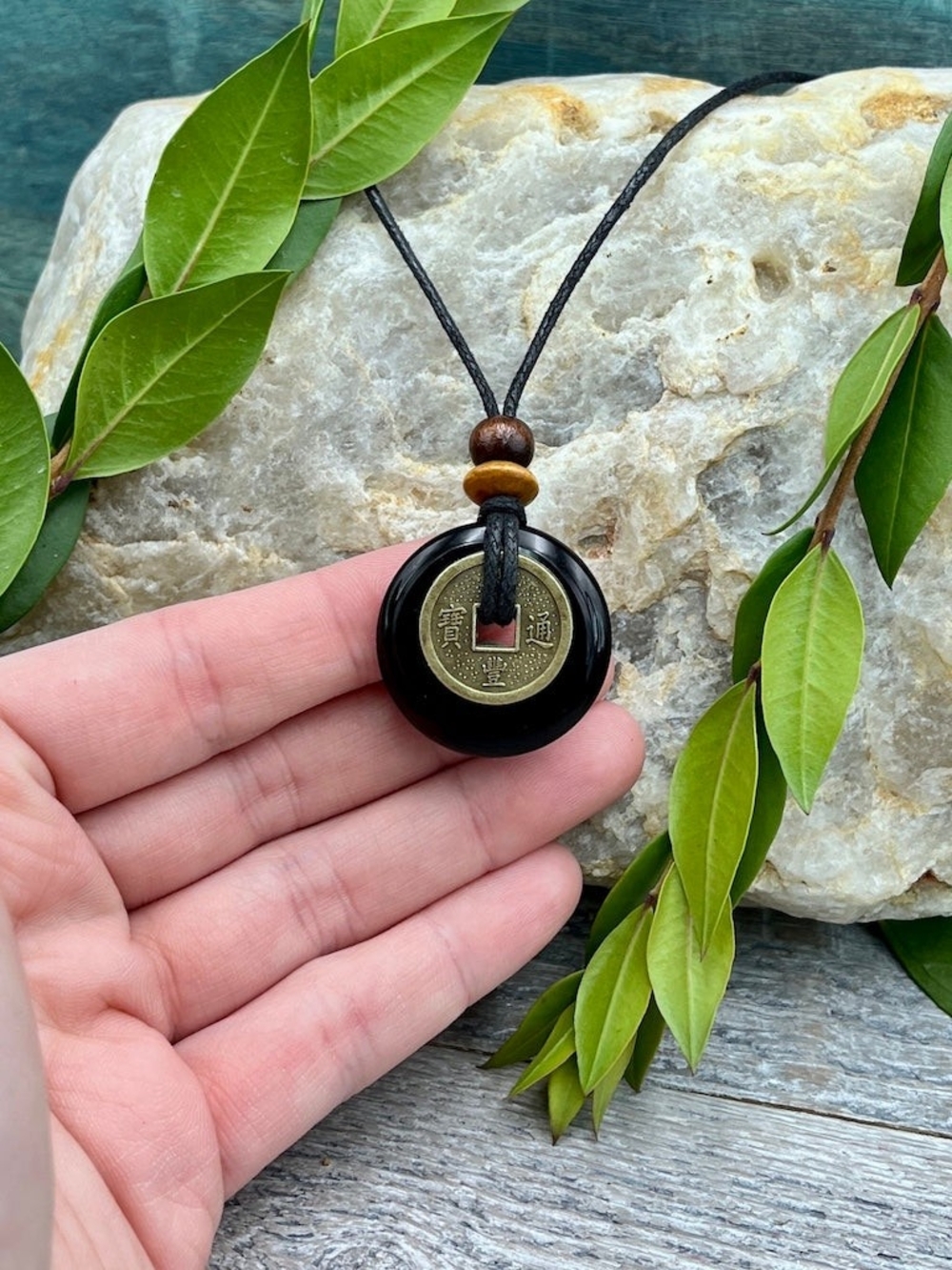 The Balance Hematite Necklace from the Sacred Earth Amulets collection